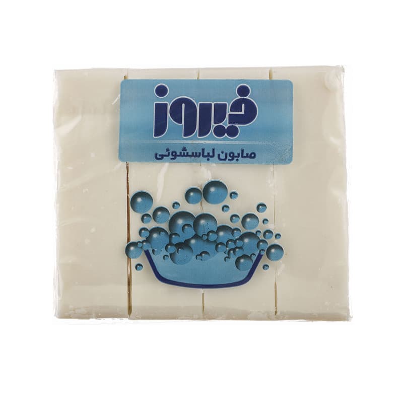 صابون لباسشویی فیروز 4 قالب وزن 120 گرم