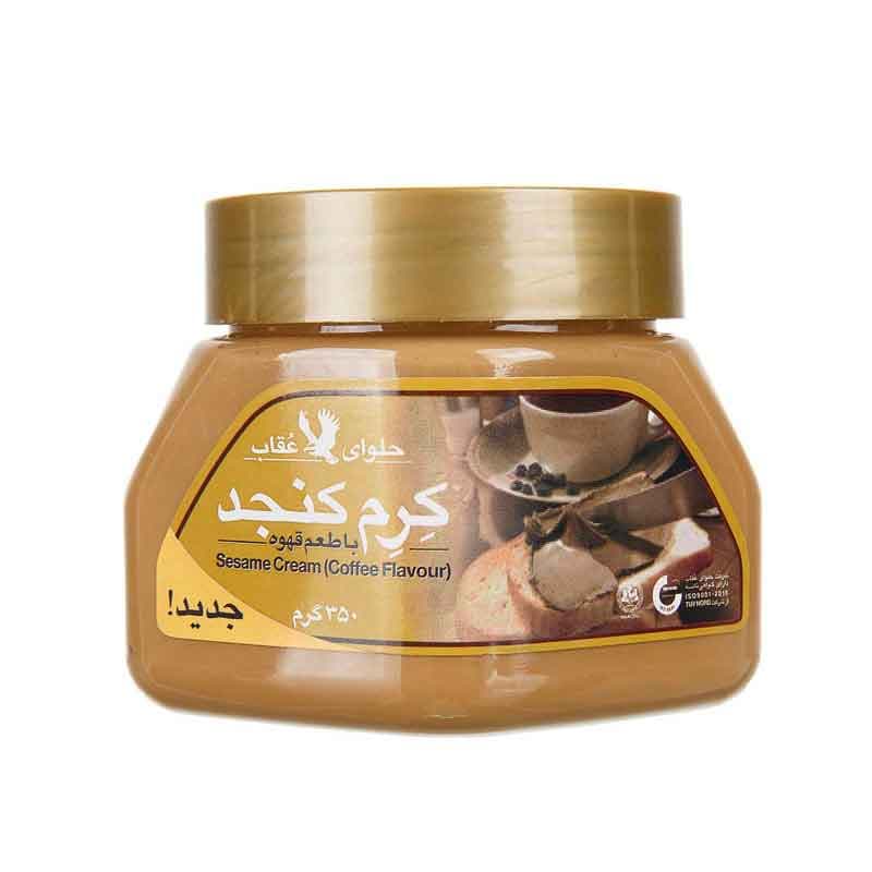 کرم کنجد عقاب با طعم قهوه وزن 350 گرم