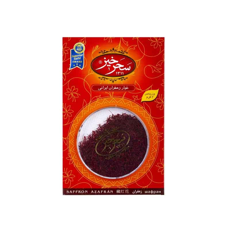 زعفران سرگل  سحرخیز وزن 3 گرم
