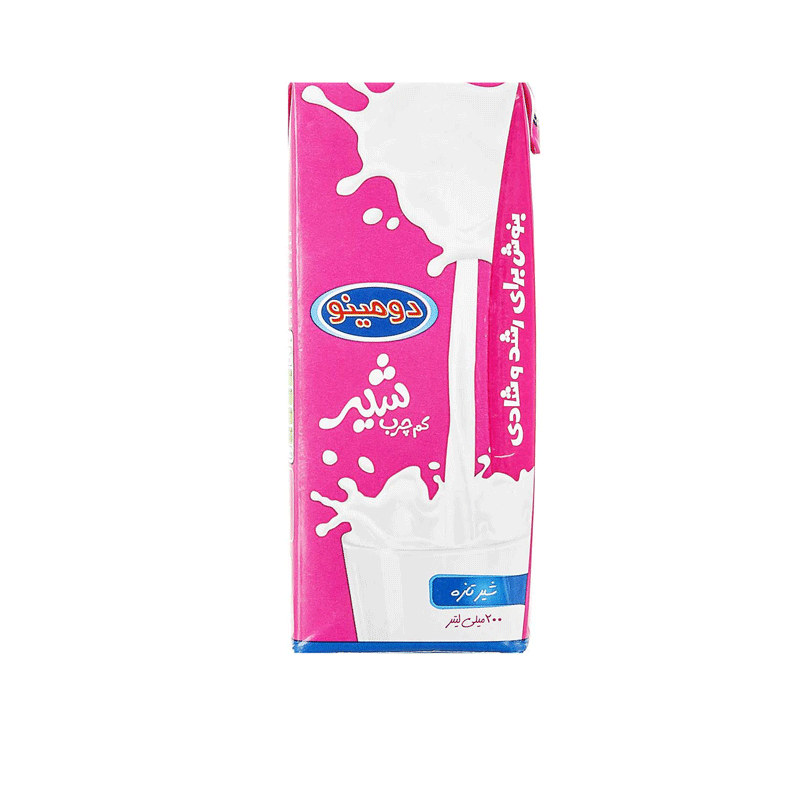 شیر فرادما کم چرب 200 میل دومینو
