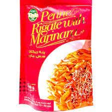 پاستا نیمه آماده پنه ریگاته با سس مارینارا تک ماکارون وزن 180 گرم