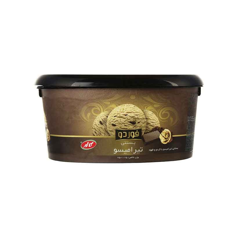 بستنی تیرامیسو کاله وزن 650 گرم