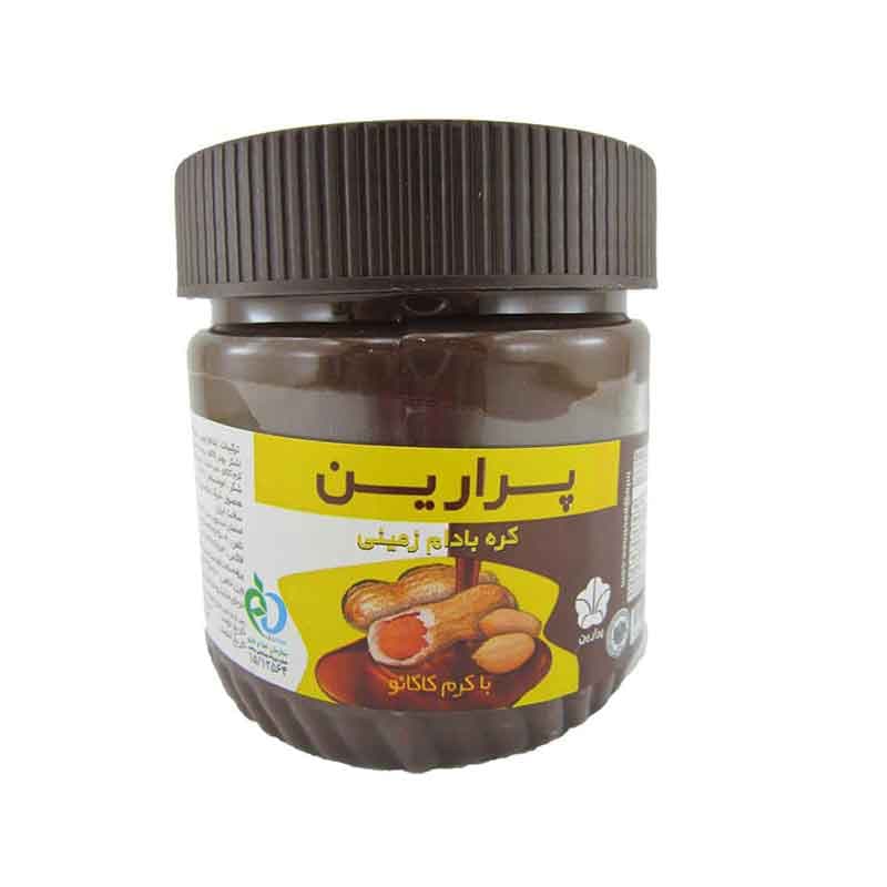 کره بادام زمینی با کرم کاکایو پرارین وزن 250 گرم