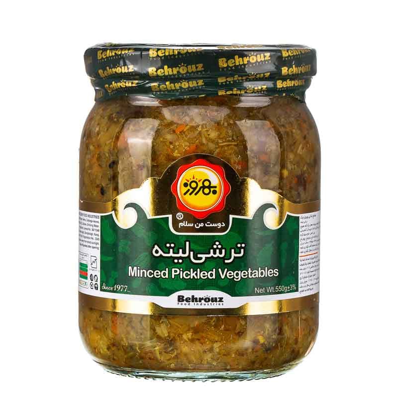ترشی لیته بهروز وزن 550 گرم
