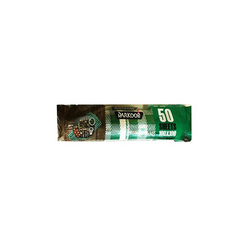 سفره بدون گلفین چاپ سبز 50 متری دارکوب