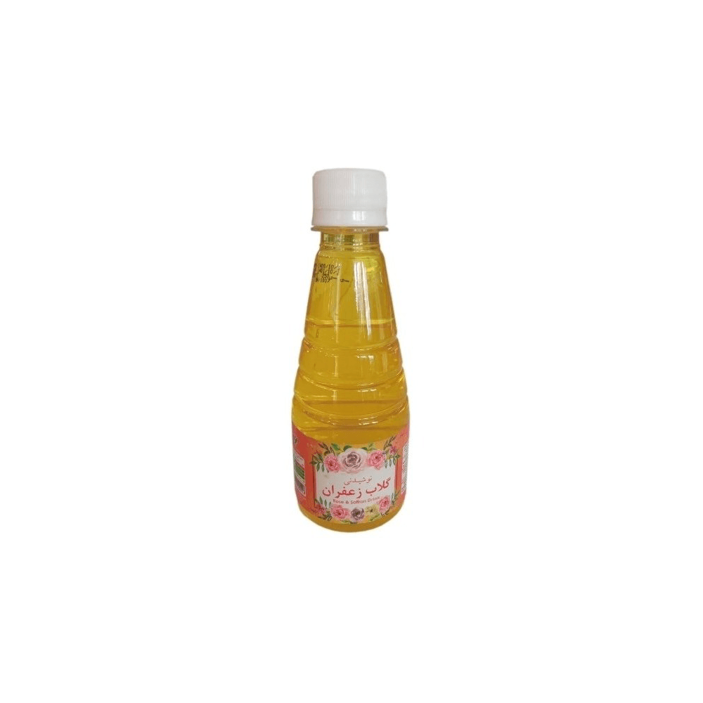 نوشیدنی گلاب زعفران تحفه شیراز حجم 330 میلی لیتر