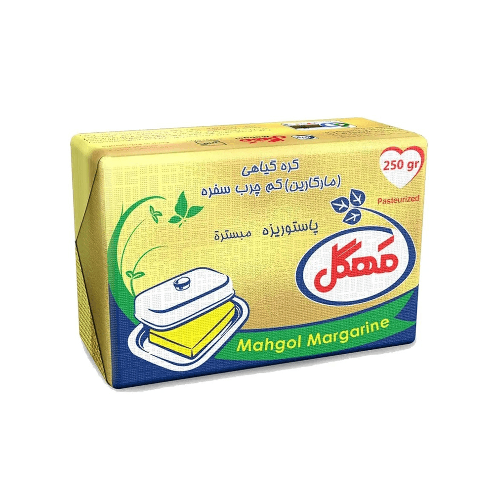 کره گیاهی کم چرب زعفرانی 250 گرم مهگل