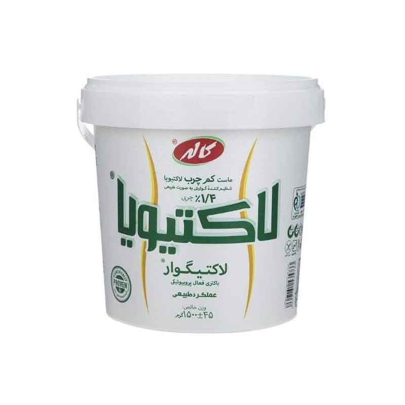 ماست کاله مدل لاکتیویا کم چرب وزن 1500 گرم