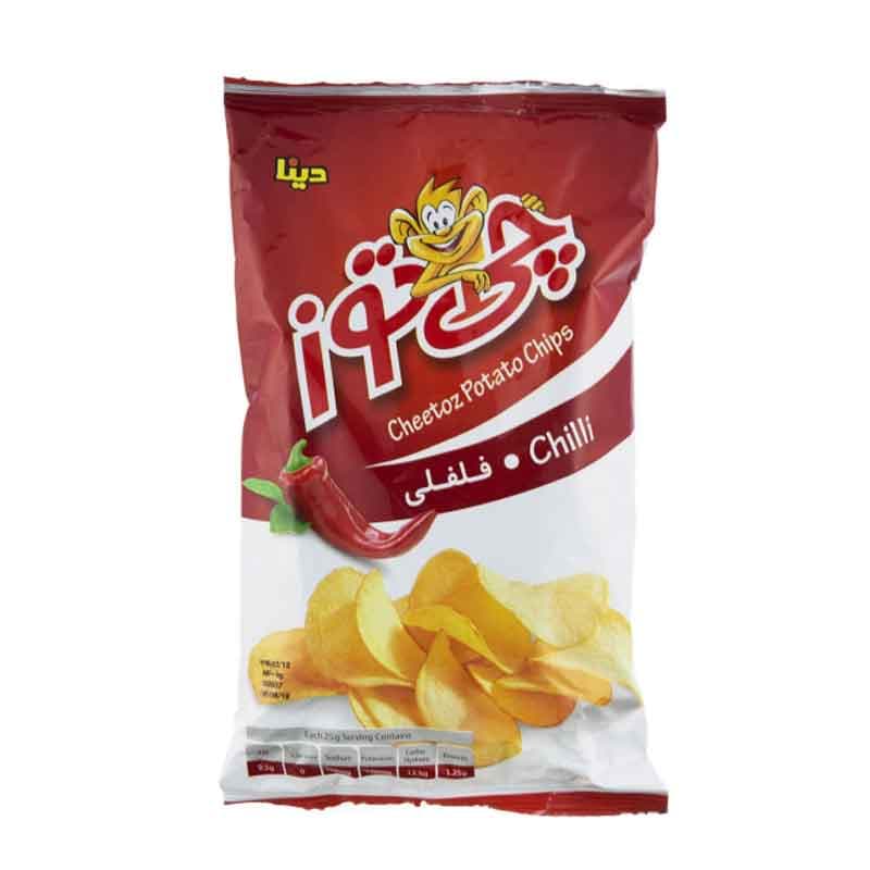 چیپس چی توز طعم فلفلی وزن 60 گرم