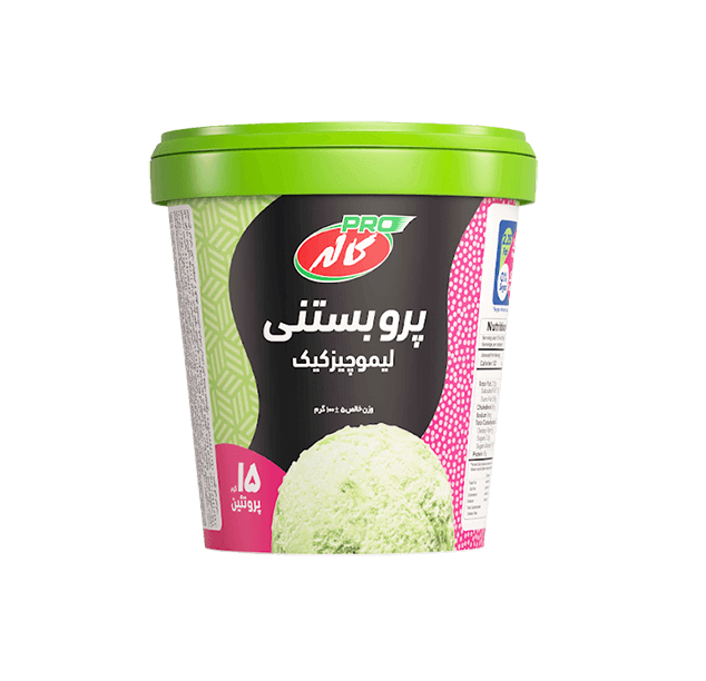 بستنی رژیمی کاله طعم لیمو چیز کیک مدل بلیسیمو وزن 100 گرم