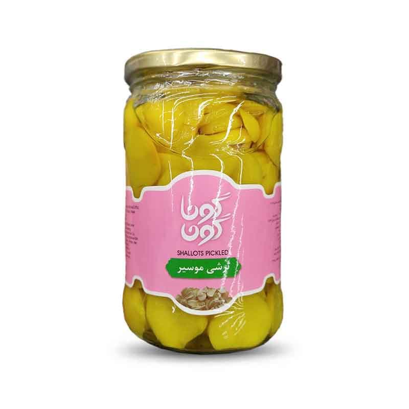 ترشی موسیر گوناگون وزن 700 گرم