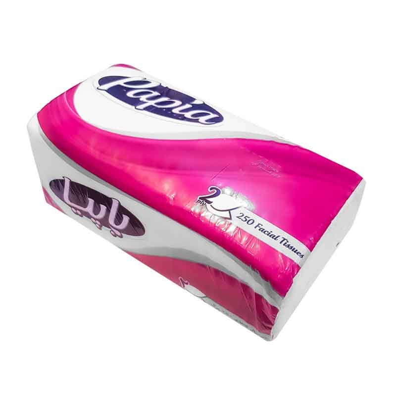 دستمال کاغذی پاپیا  2 لایه  250 برگ