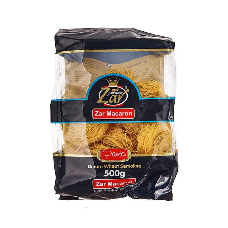 ماکارونی سوپی آشیانه ای زرماکارون وزن 500 گرم