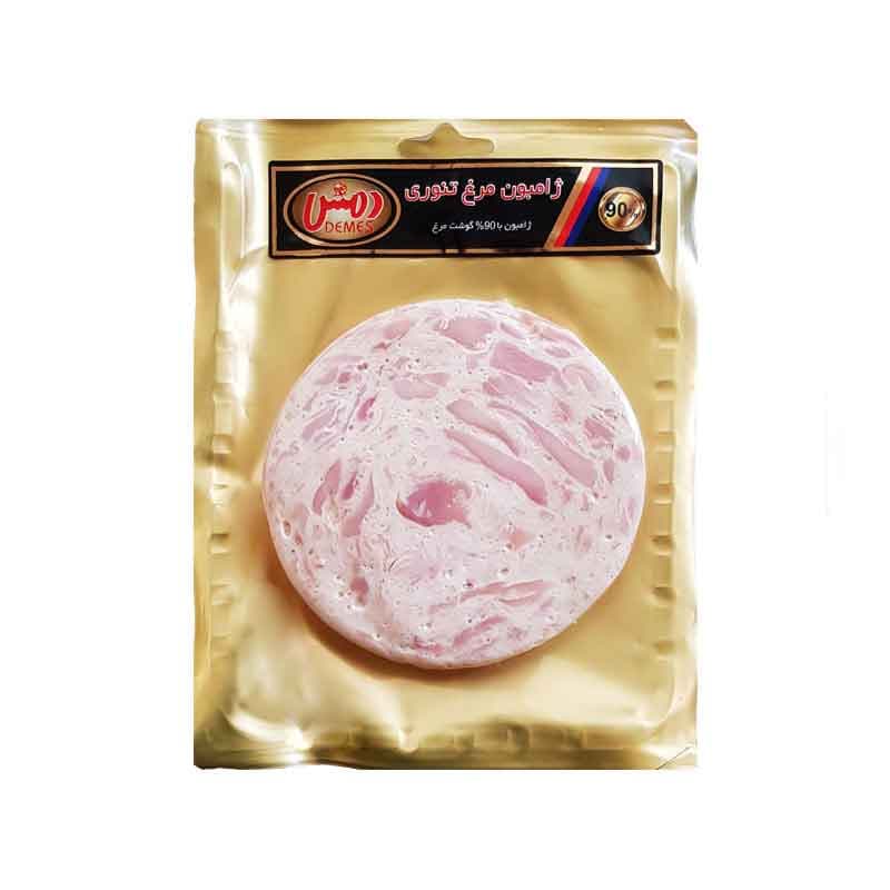 ژامبون مرغ دمس  مدل تنوری 90%