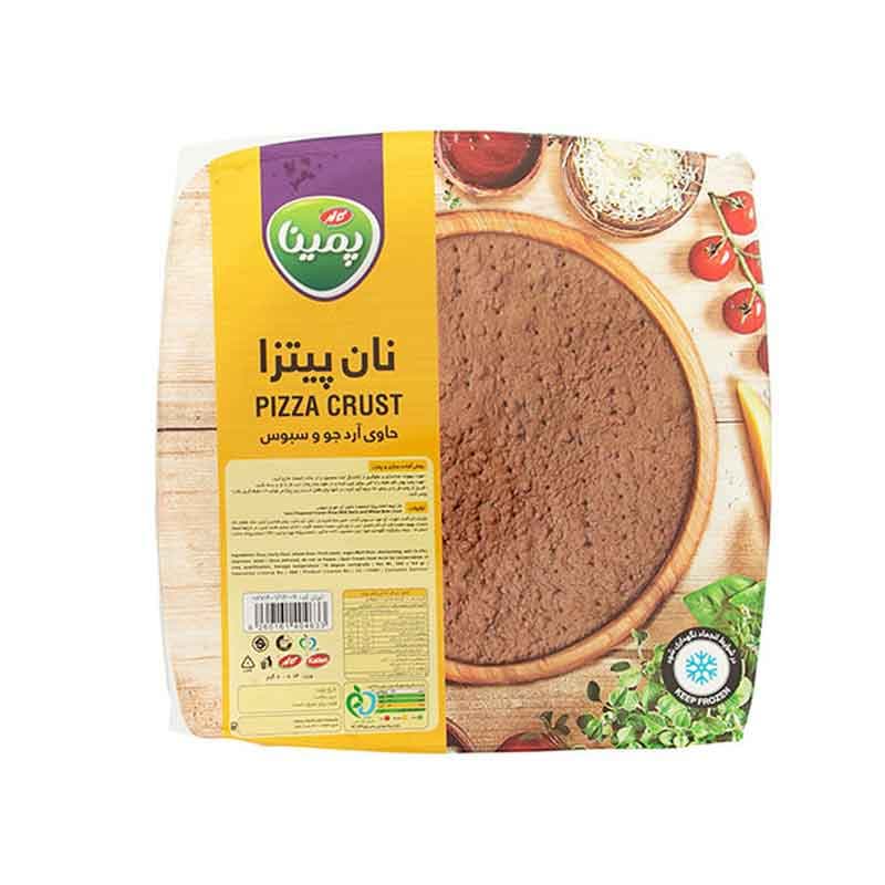 نان پیتزا جو و سبوس ظرفی کاله وزن 500 گرم