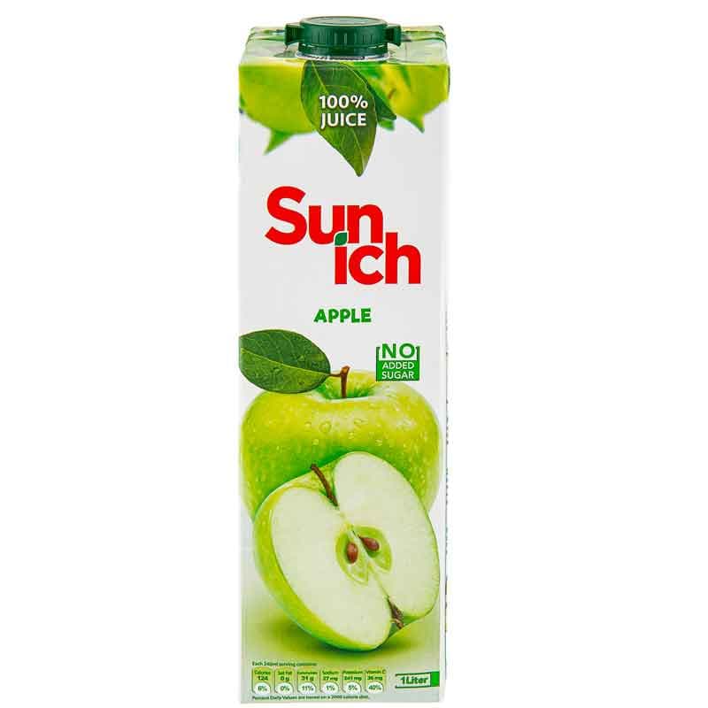 آب سیب سن ایچ حجم 1 لیتر