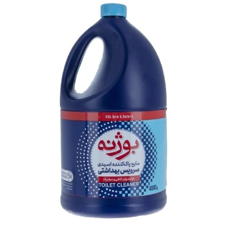 مایع پاک کننده اسیدی بوژنه مناسب سرویس بهداشتی وزن 4000 گرم