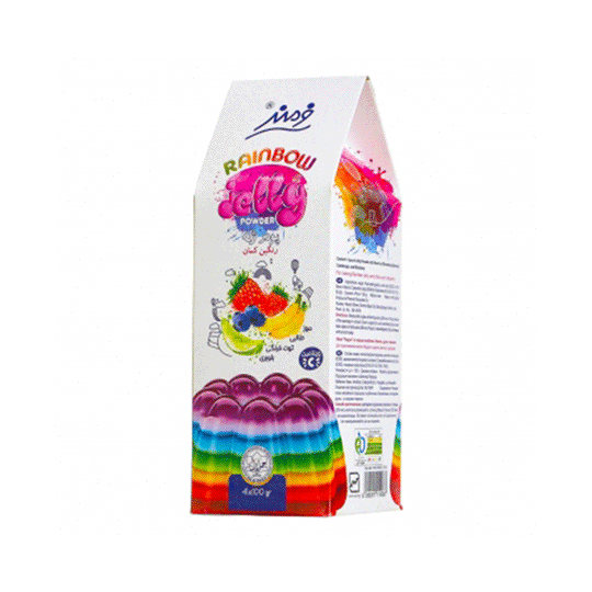 پودر ژله رنگین کمان4 تا 100 گرمی فرمند