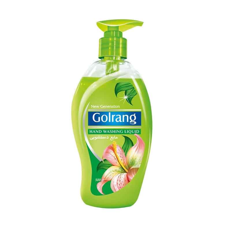 مایع دستشویی صدفی گلرنگ رنگ سبز وزن 500 گرم
