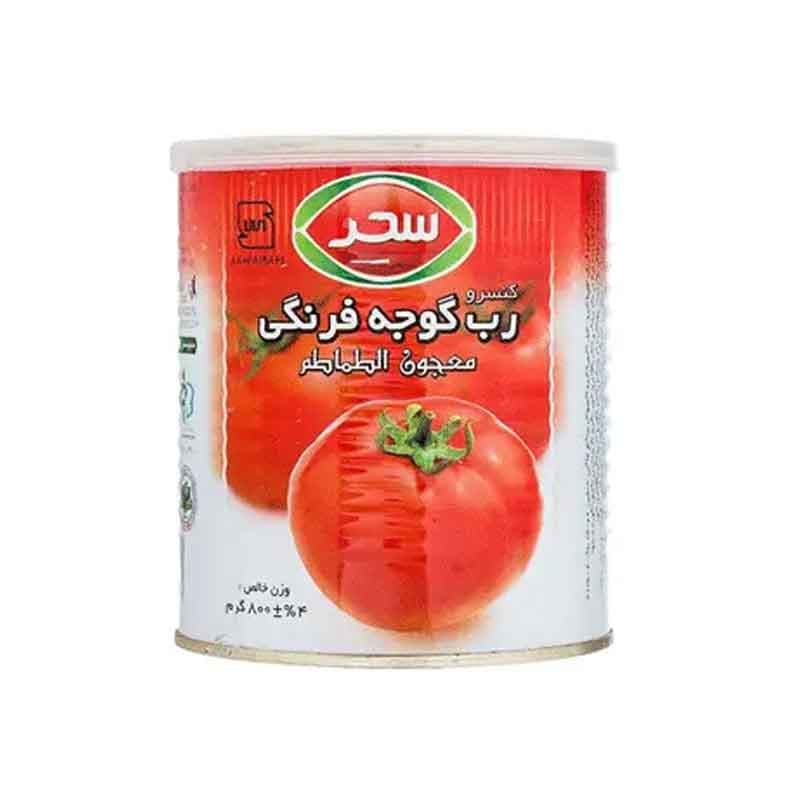 رب گوجه سحر وزن 800 گرم