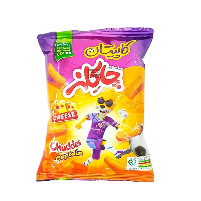 اسنک چاکلز مدل کاپیتان پنیری وزن 140 گرم