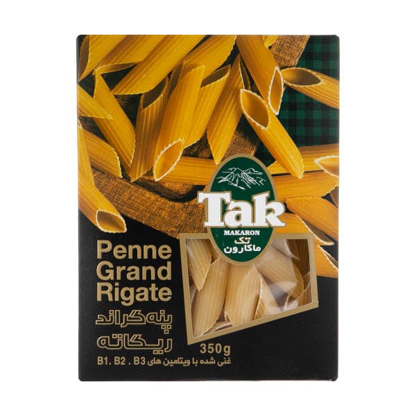 ماکارانی پنه گراند ریگاته غنی شده 350 گرمی تک ماکارون