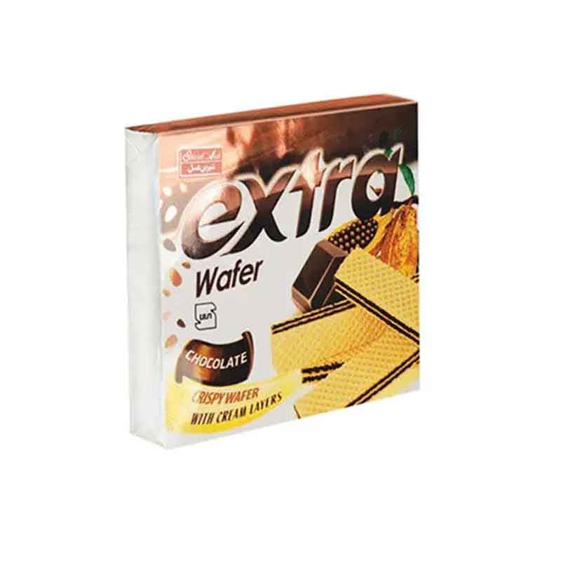 ویفر پذیرایی شیرین عسل طعم شکلات مدل اکسترا وزن 38 گرم