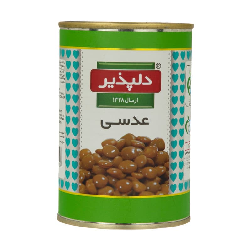 کنسرو عدسی دلپذیر وزن 420 گرم