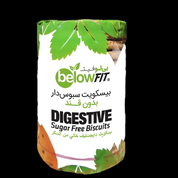 بیسکویت بدون قند دایجستیو سبوس دار 200 گرمی بیلوفیت
