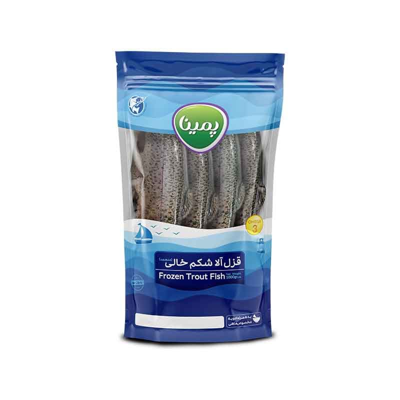 ماهی قزل آلای شکم خالی کاله  بدون آبشش