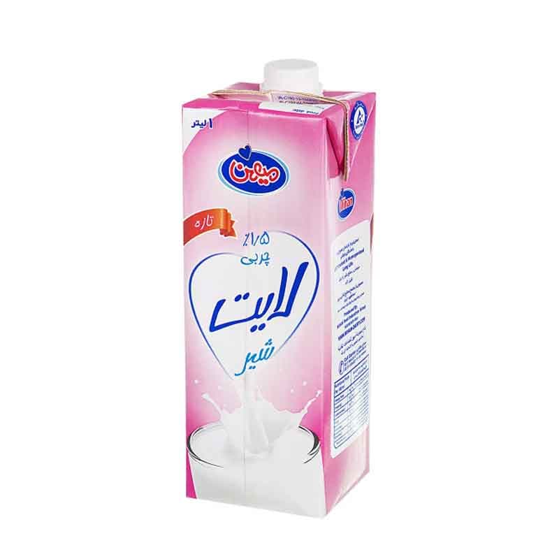 شیر کم چرب میهن حجم 1 لیتر
