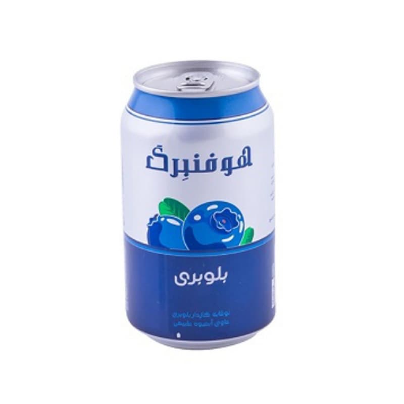 آبمیوه گازدار هوفنبرگ طعم بلوبری