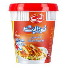 نود لیوانی الیت مرغ وزن 65 گرم