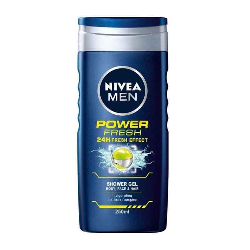 شامپو سر و بدن مردانه نیوا مدل Power Fresh حجم 250 میلی لیتر