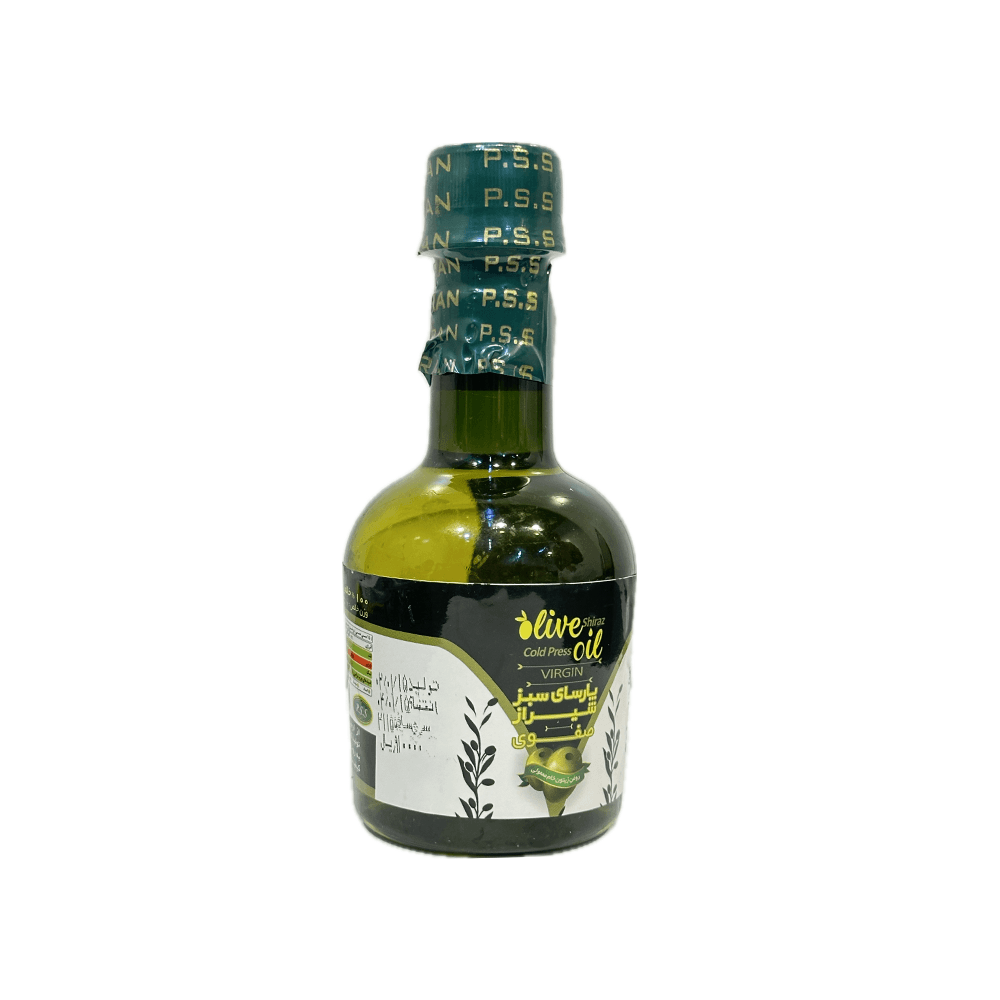 روغن زیتون خام 250 میل پارسای سبز