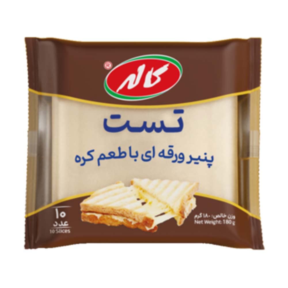 پنير ورقه ای با طعم كره 180 گرم كاله