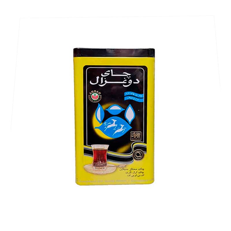چای معطر جعبه فلزی 450 گ دو غزال