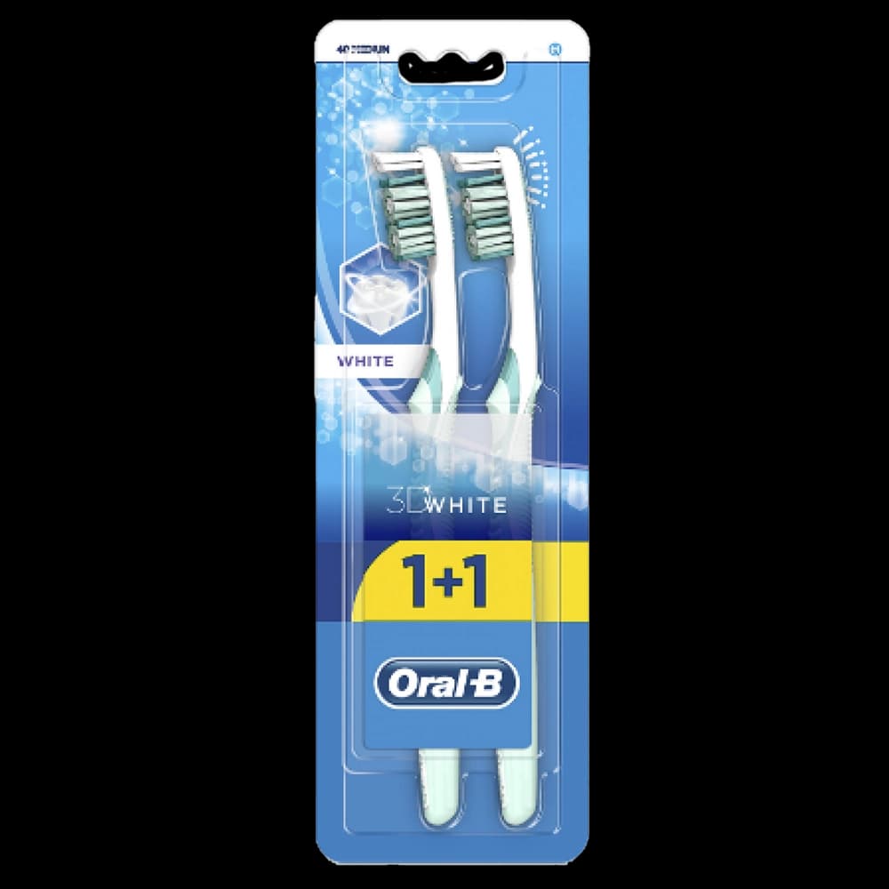 مسواک وایت دوقلو 1+1 اورال بی