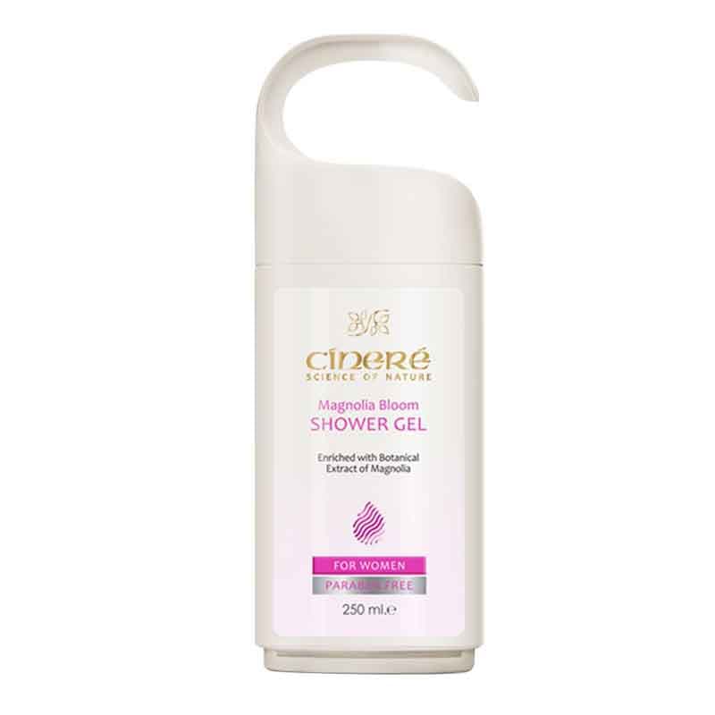 شامپو بدن مخصوص خانم ها سینره مدل عصاره مگنولیا magnolia bloom حجم 250 میلی لیتر