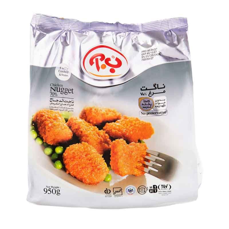ناگت مرغ  ب.آ وزن 950 گرم