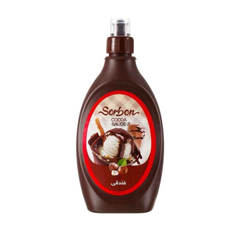 سس شکلات  فندقی سوربن وزن 500 گرم