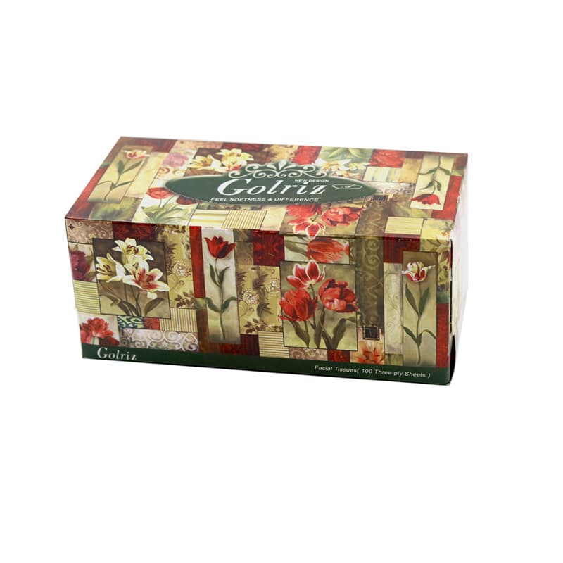 دستمال کاغذی گلریز طرح زنبق و شقایق 300 برگ