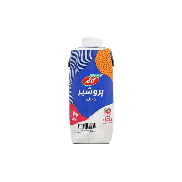 شیر  پرومیلک کاله با طعم وانیل بدون شکر حجم 330 میلی لیتر
