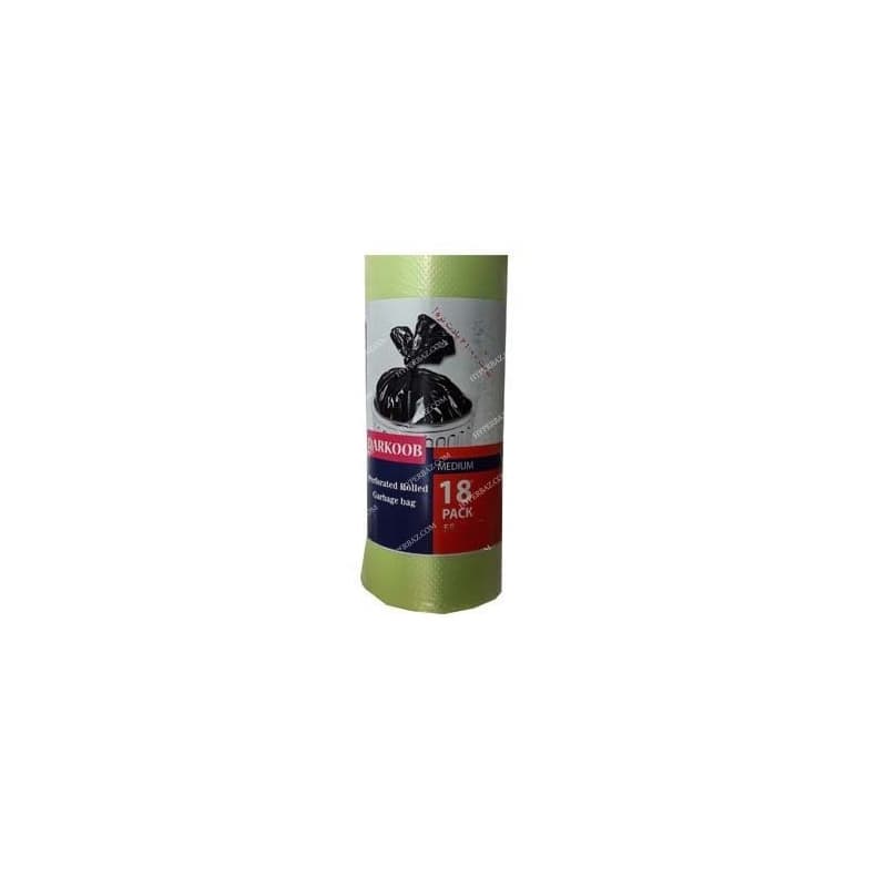 کیسه زباله رولی دارکوب پرفراژ دار 18 برگی