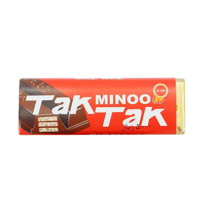 ویفر شکلاتی مینو  مدل تک تک(دو انگشتی) وزن 18 گرم