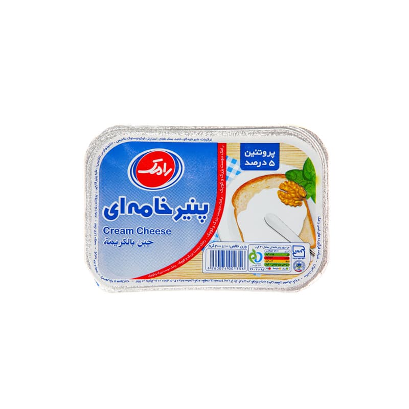 پنیر خامه ای پروتیین 5 درصد 200 گ رامک