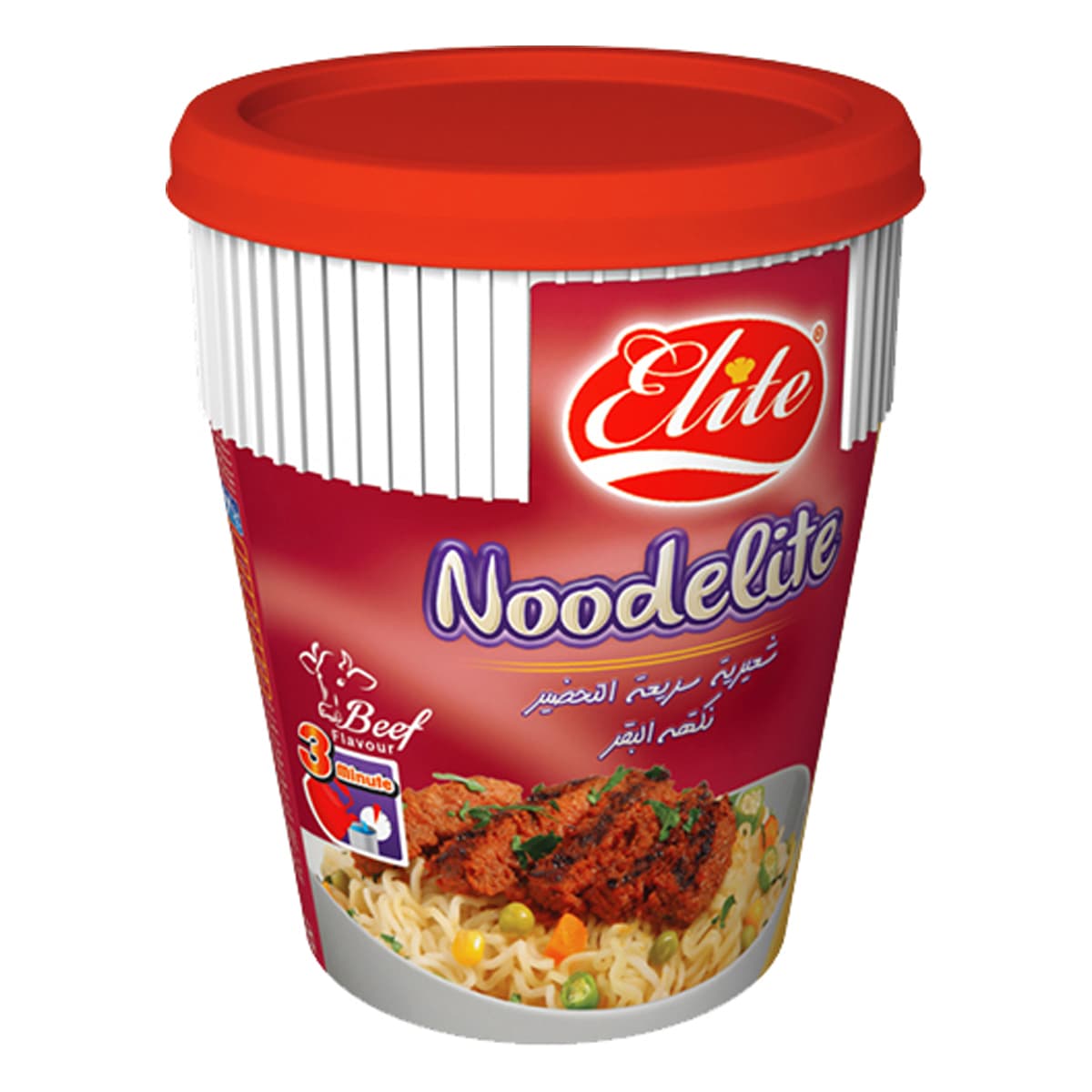 نودالیت گوشت لیوانی65گرم الیت