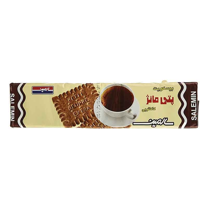 بیسکویت پتی مانژ سالمین مدل کاکایویی وزن 125 گرم