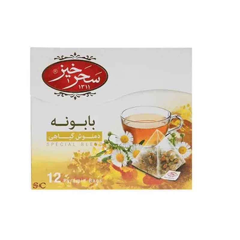 دمنوش بابونه سحرخیز بسته 12 عددی