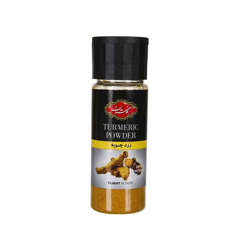 زردچوبه شیشه ای گلستان وزن 90 گرم